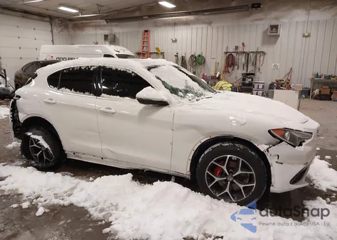 2021 Alfa Romeo Stelvio Ti Awd from USA, damaged, VIN ZASPAKBN5M7C98758